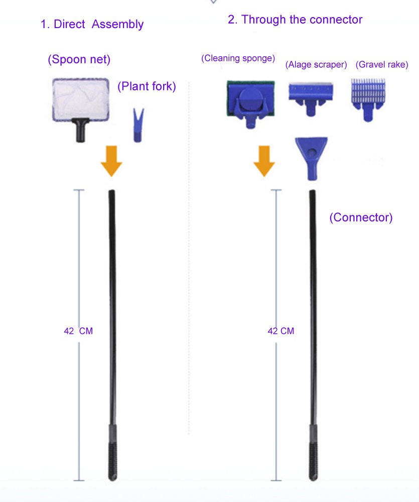 5 in 1 Aquarium Fish Tank Cleaning Kit M534598