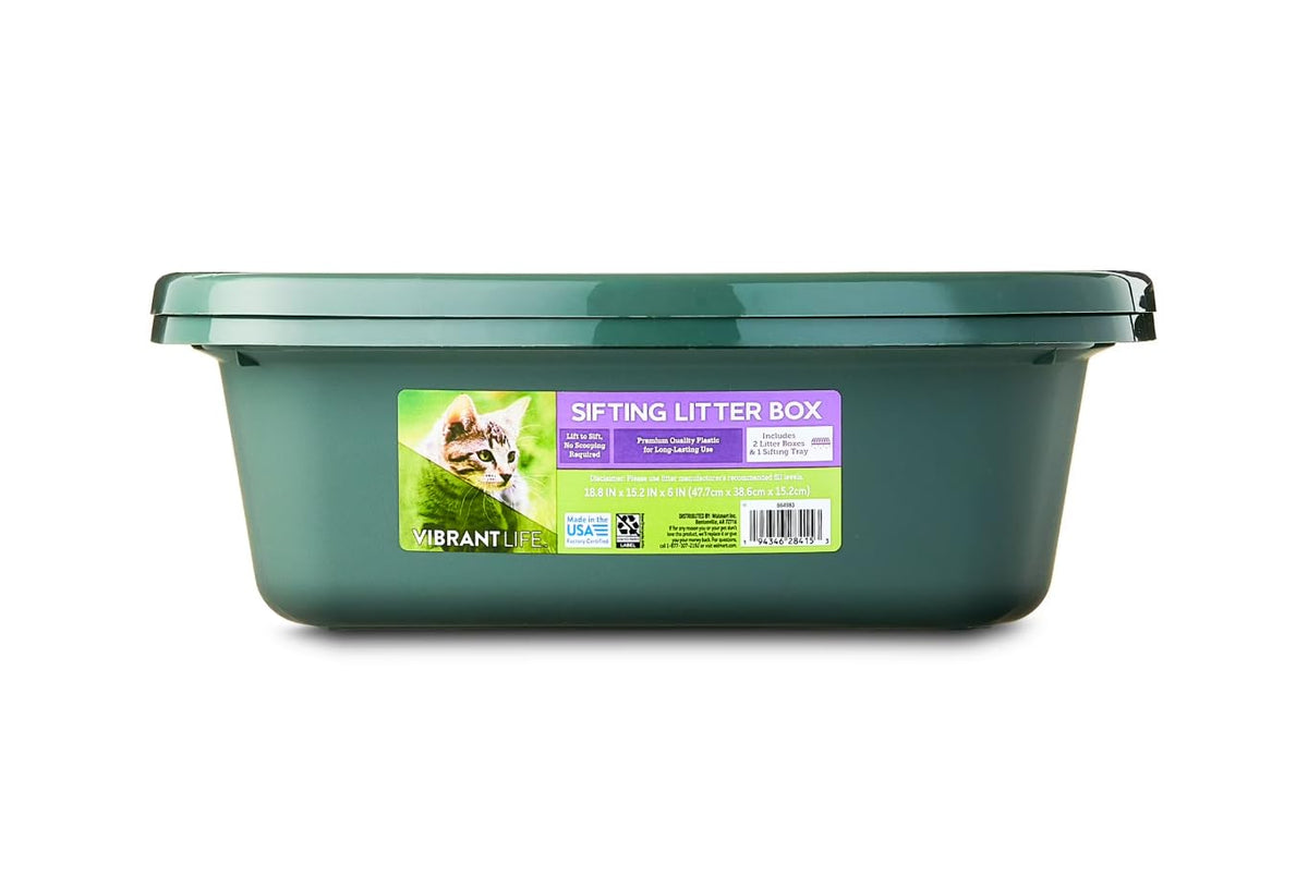 Sifting Cat Litter Box 3 Piece Set Y92379