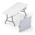 6 Feet Foldable Table with Steel Legs J8171