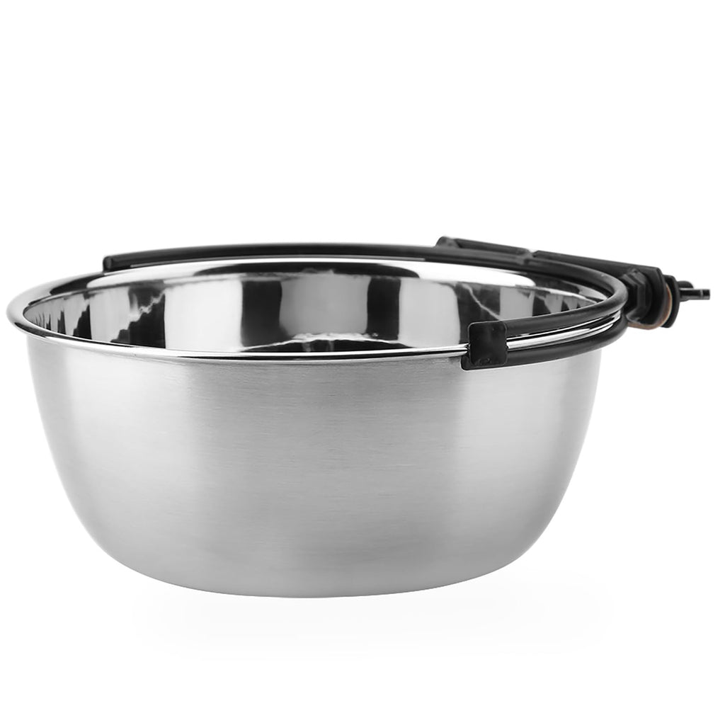 Stainless Steel Hanging Food Water Bowl Feeder E451