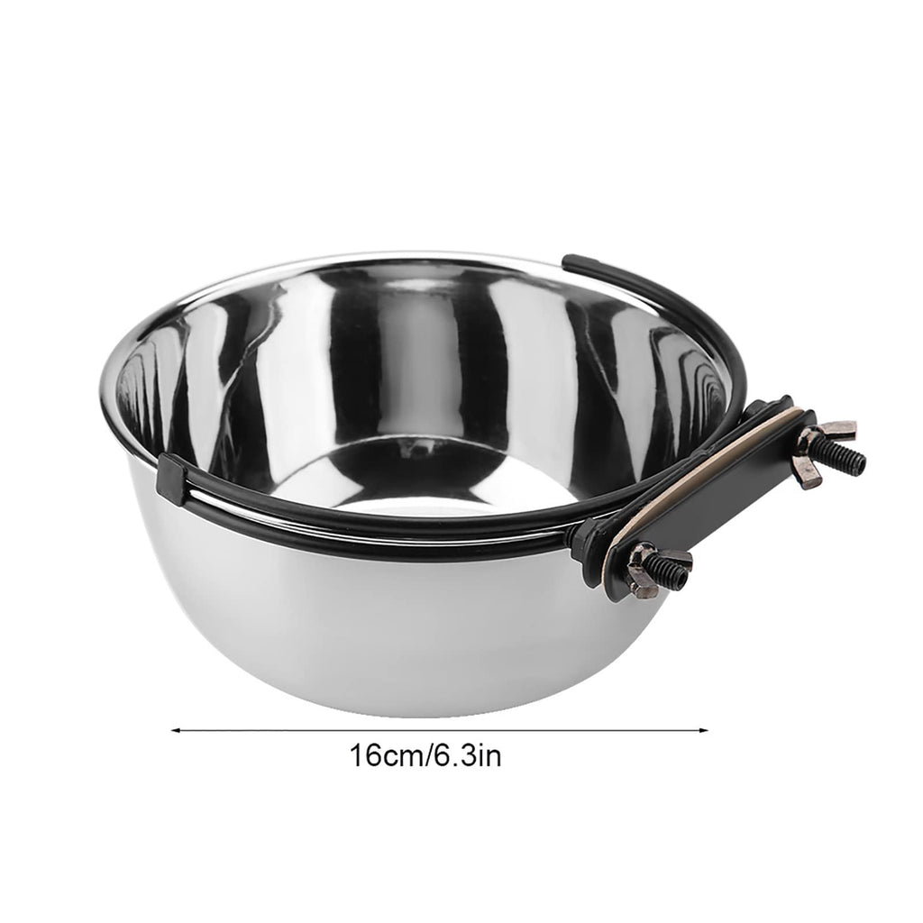 Stainless Steel Hanging Food Water Bowl Feeder E451