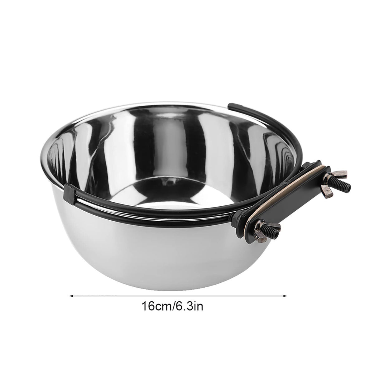 Stainless Steel Hanging Food Water Bowl Feeder E451