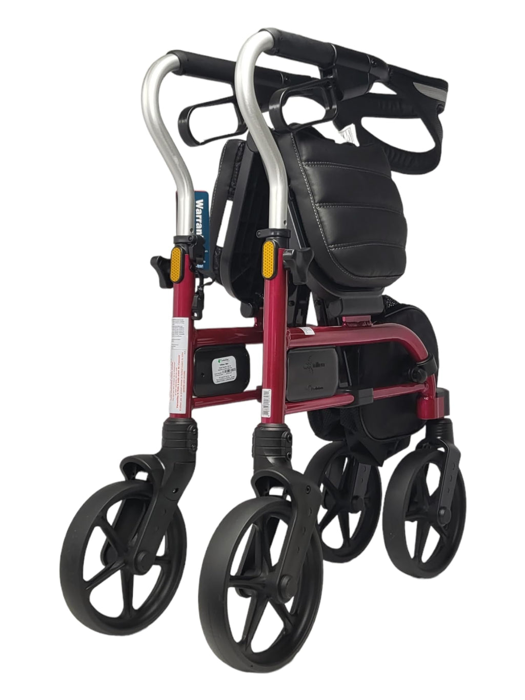 Lightweight Walker Rollator with Seat, Wheels, Brakes R645869