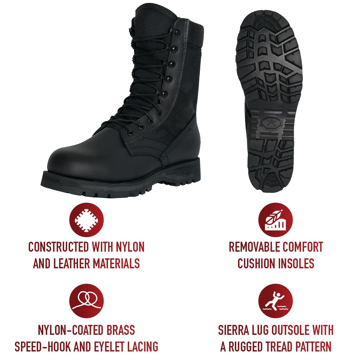 8 Inch Tactical Boots I63782