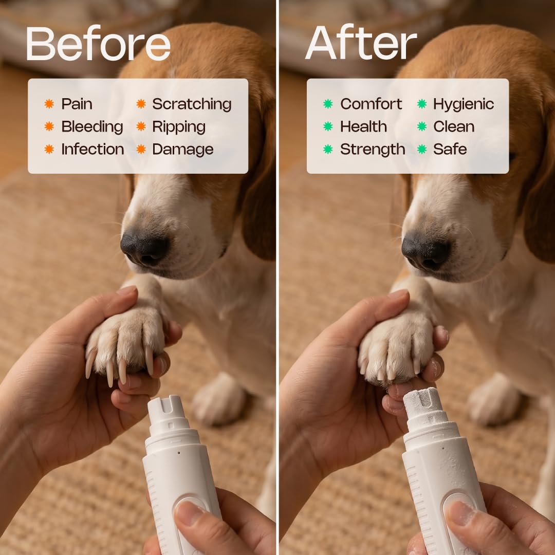 Dog Nail Grinder with LED Light E4115