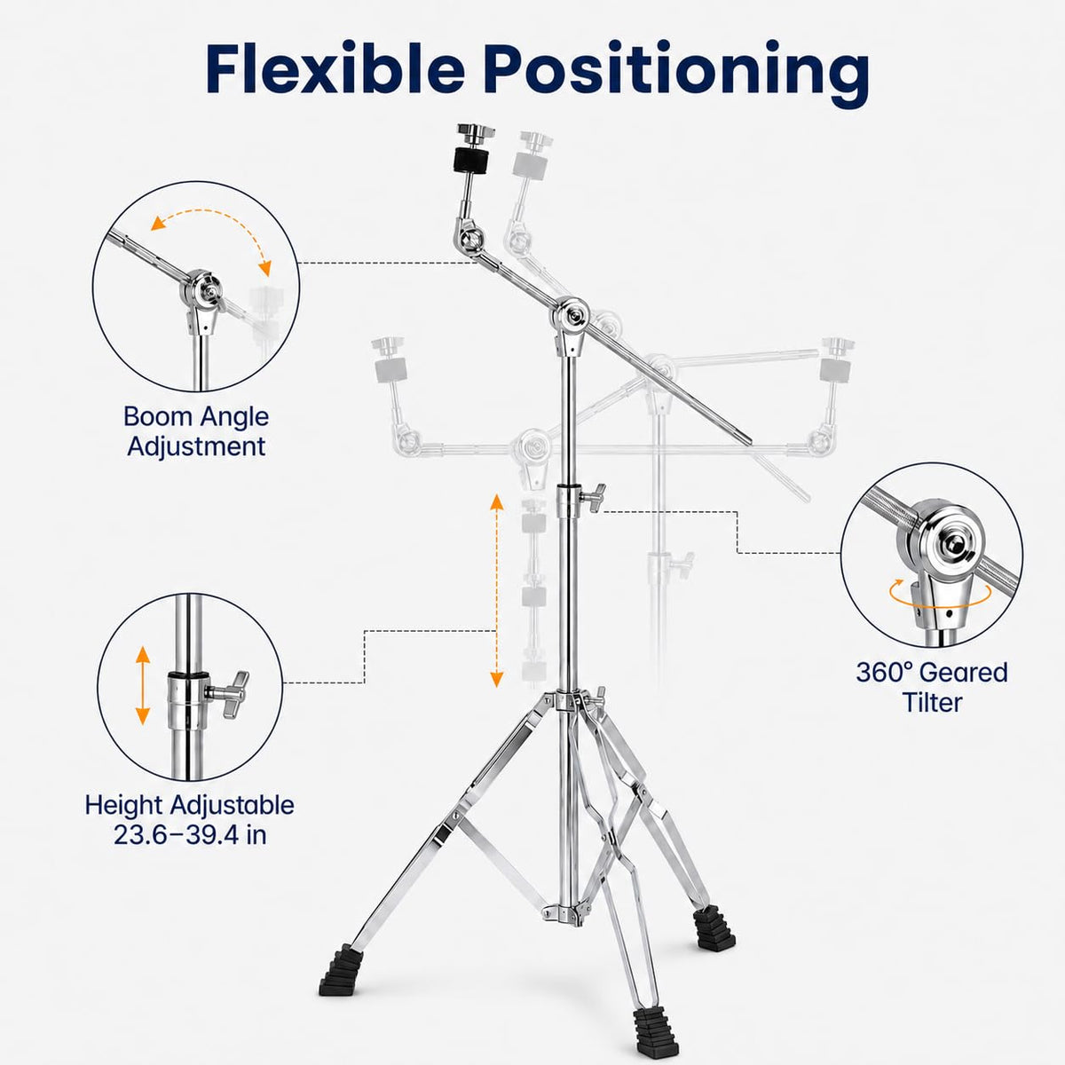 Adjustable Boom Cymbal Stand K140668