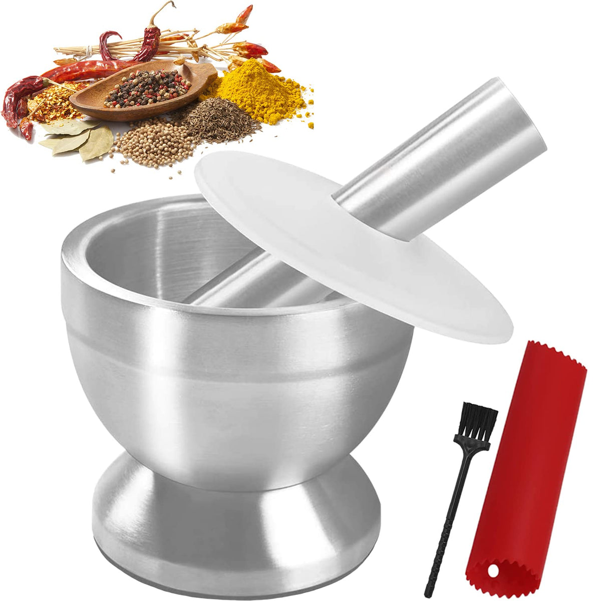 Stainless Steel Mortar and Pestle Set X280