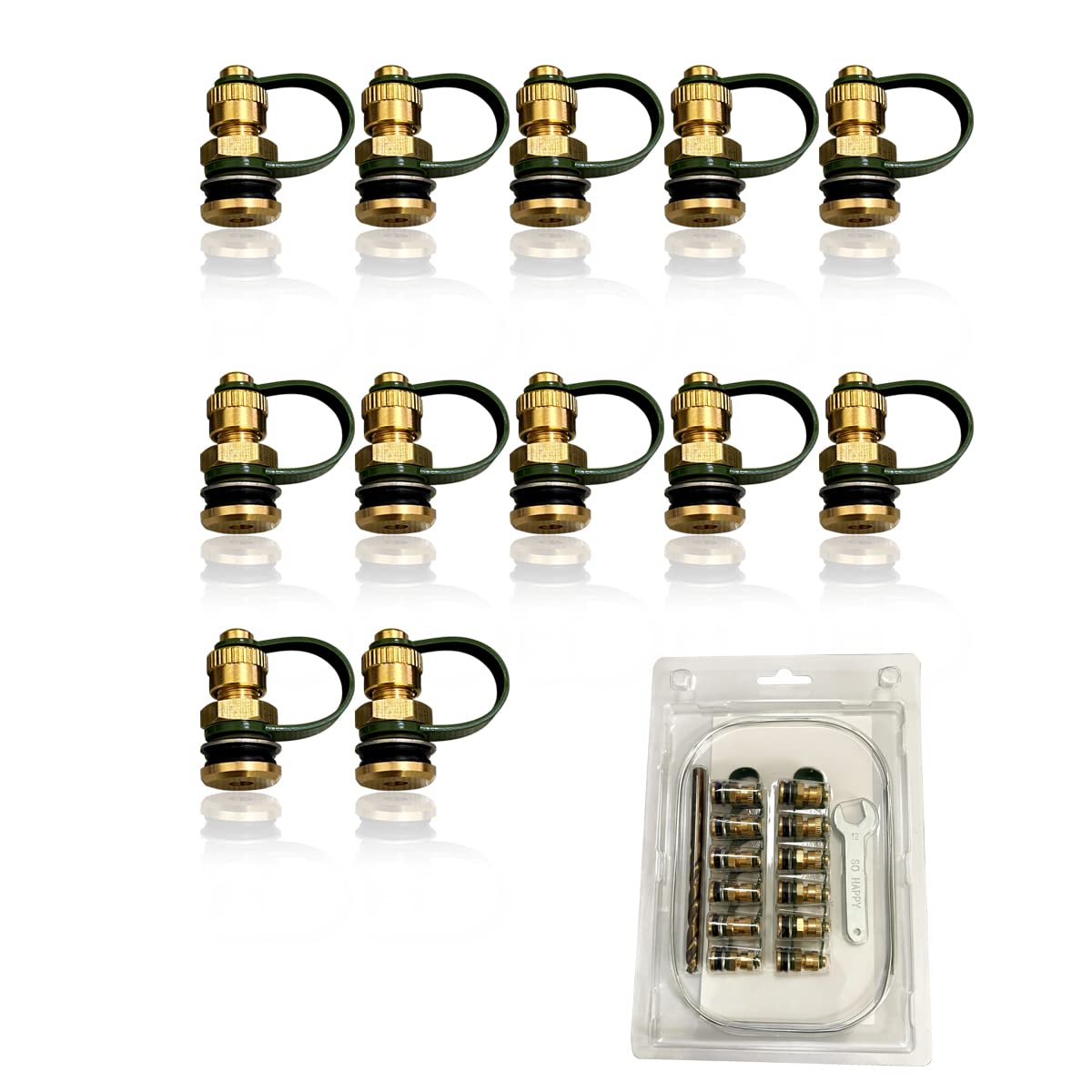 Brass Gas Can Vent Caps 12 Pack K743822