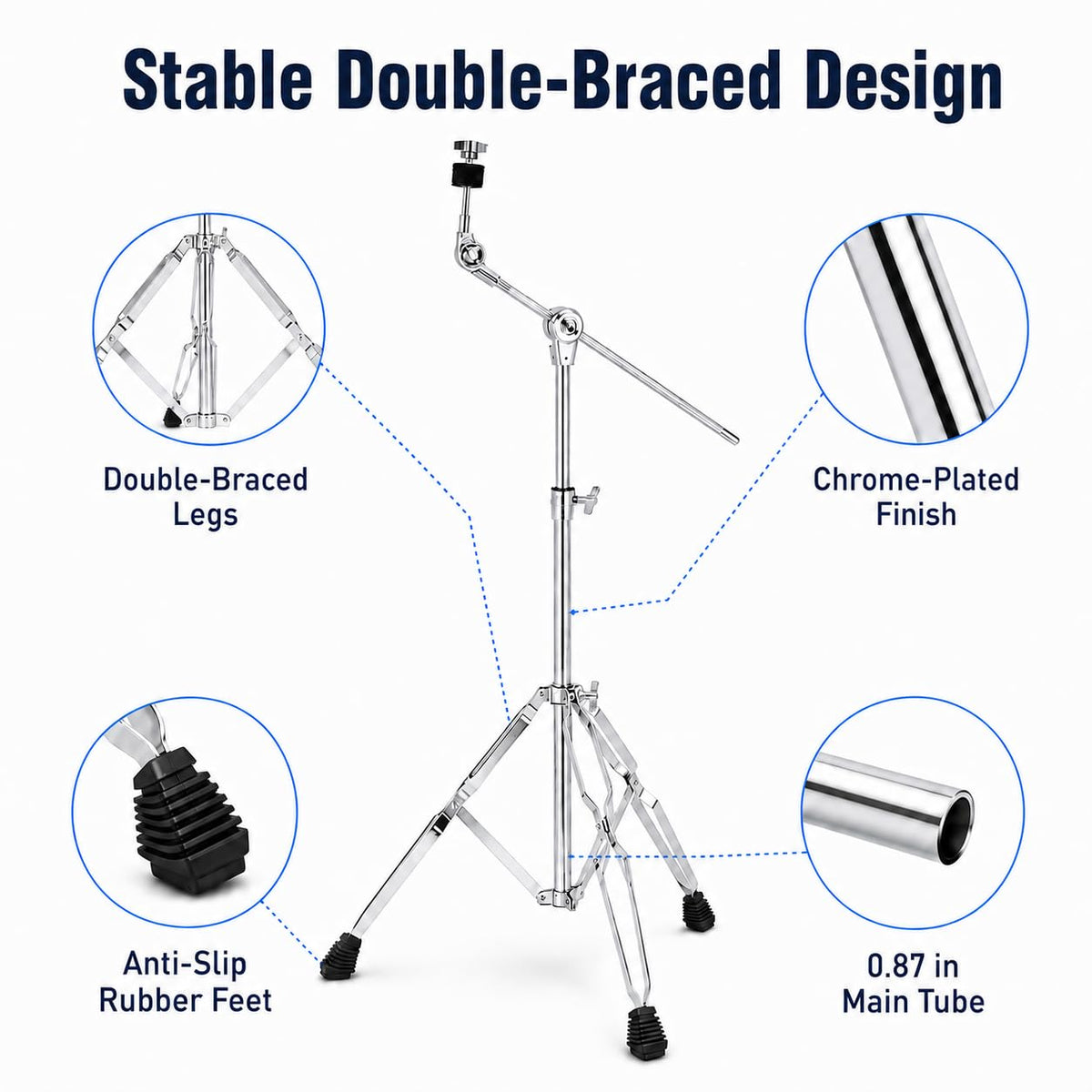 Adjustable Boom Cymbal Stand K140668