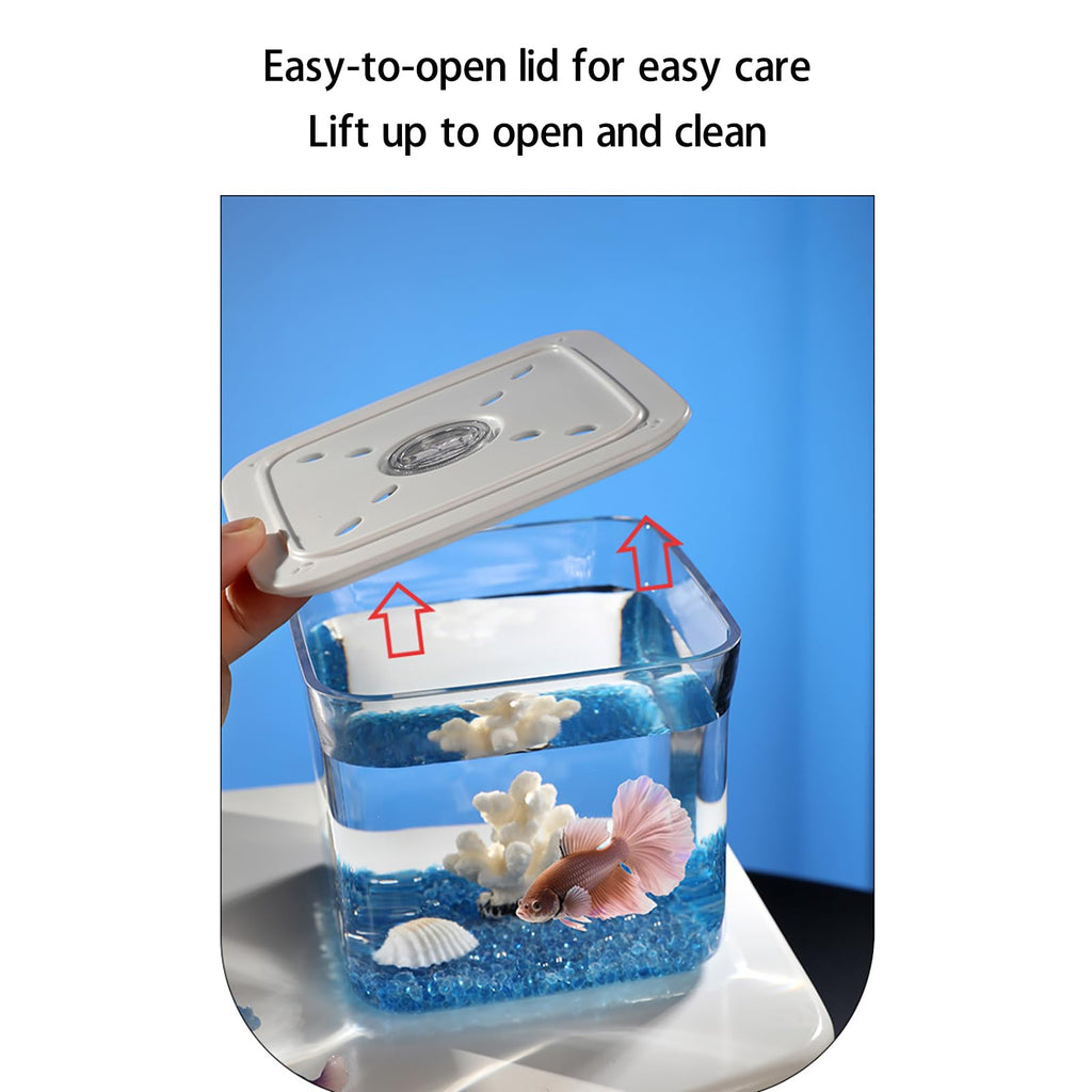 Micro Cube Fish Tank Starter Kit with LED Lighting S89157
