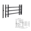 Black Adjustable Tubular Steel Window Security Bars B570256