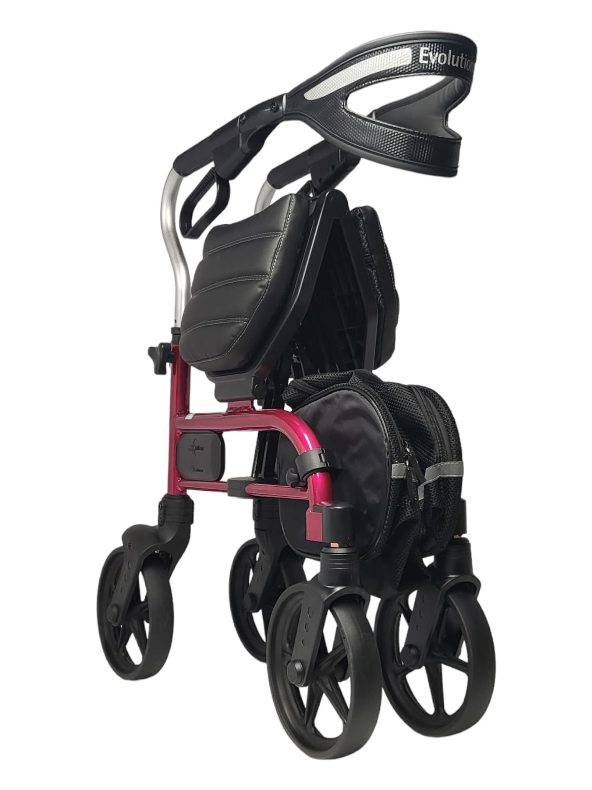 Lightweight Walker Rollator with Seat, Wheels, Brakes R645869