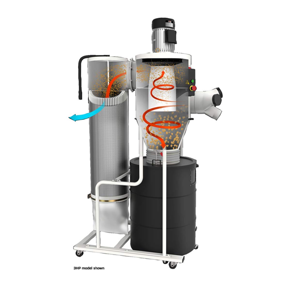 1-1/2 HP 2-Micron Filter Dust Collector W224172