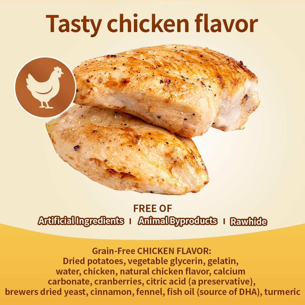 Chicken Flavor 6 Rings Puppy Teething Chews P1355
