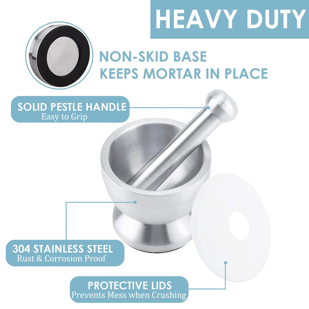 Stainless Steel Mortar and Pestle Set X280