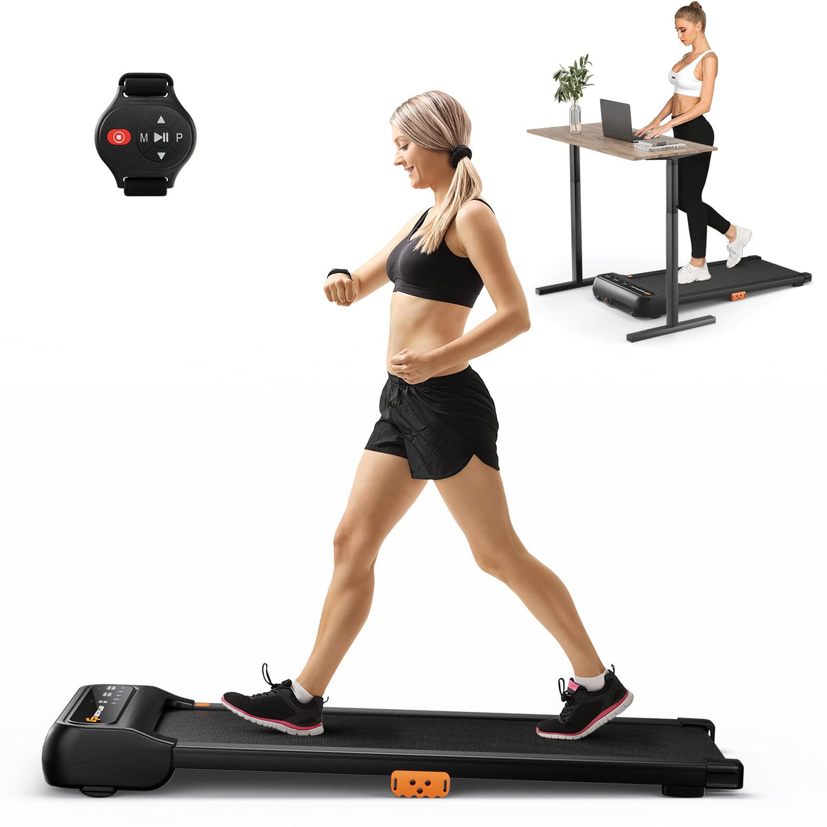 Under Desk Treadmill with 265 lbs Capacity S814808