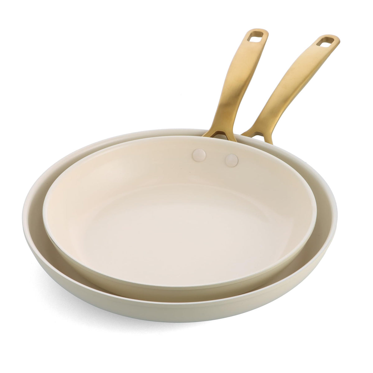 Nonstick Ceramic 2 Piece Frying Pan Skillet Set Z949339