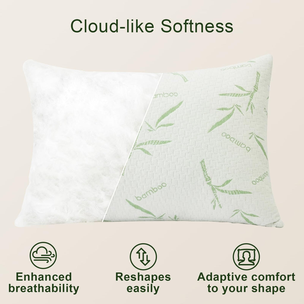 King Size Set of 2 Down Alternative Pillows P572