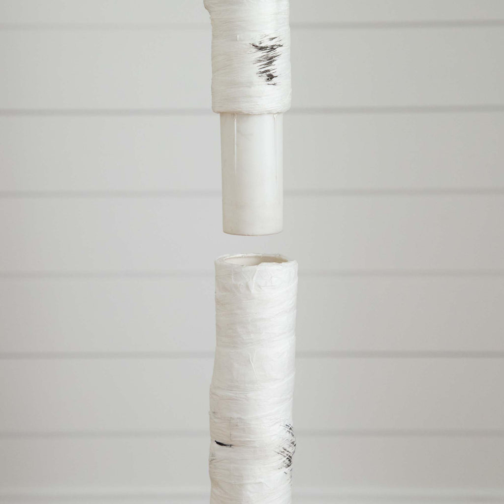 8-FT Pre-lit Artificial White Birch Tree with LED Lights H98486