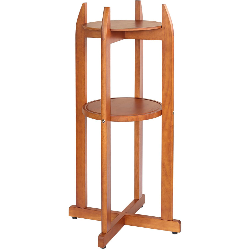Solid Wood Water Dispenser Stand with 2 Shelves R50161