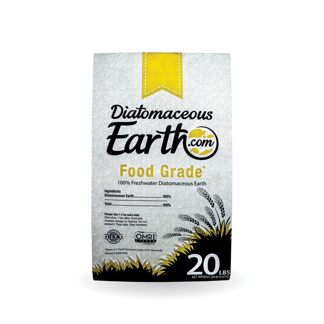 Food Grade Diatomaceous Earth 20lb Organic Powder M7699