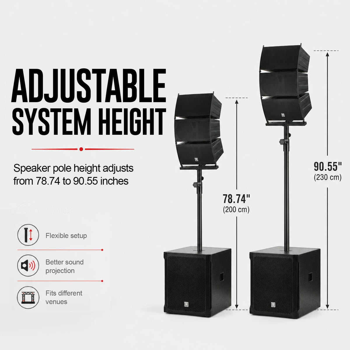 8000W Active Line Array PA System S23337