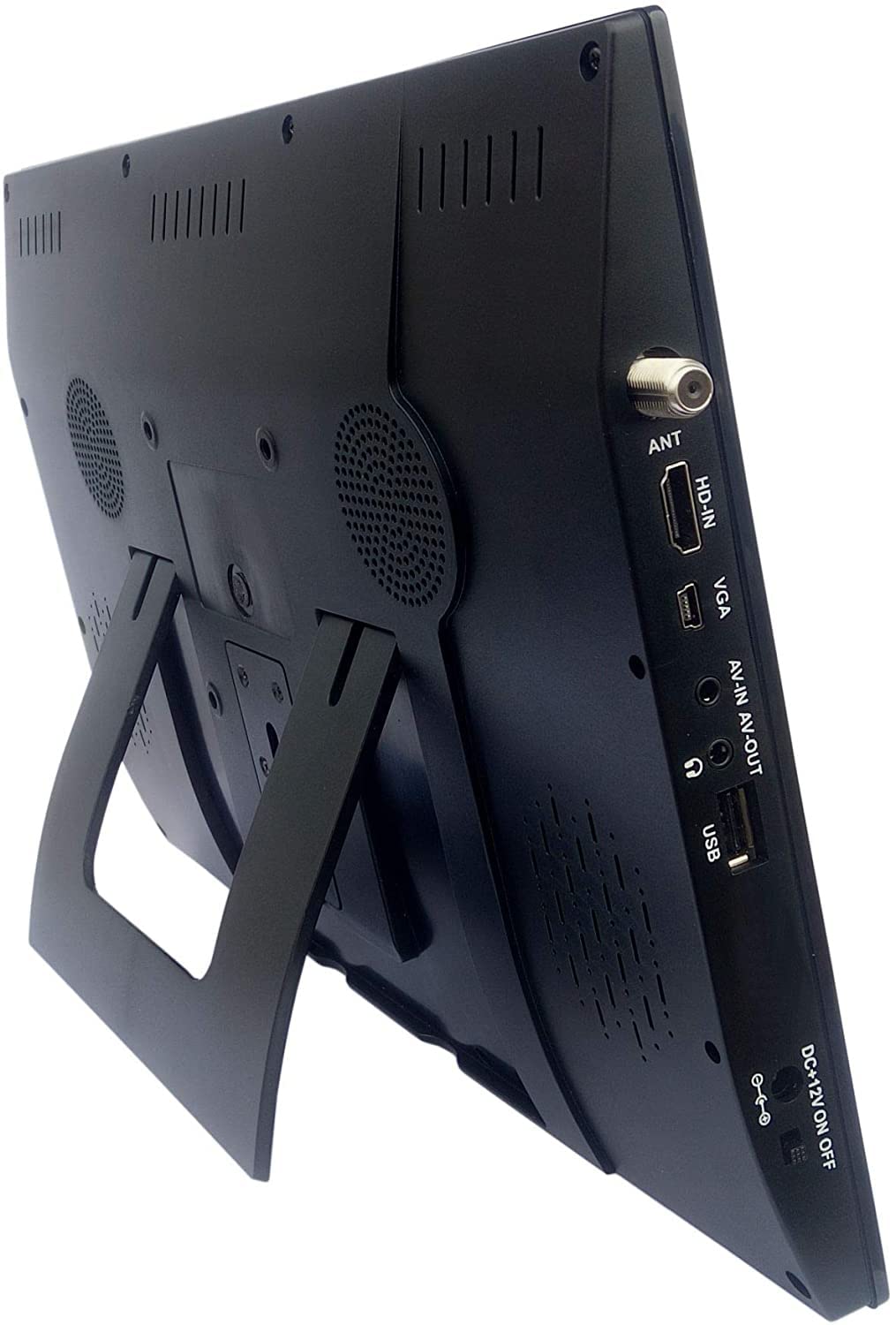 14” Portable LCD TV Monitor 1080P Rechargeable Battery Operated with Remote Control K24261