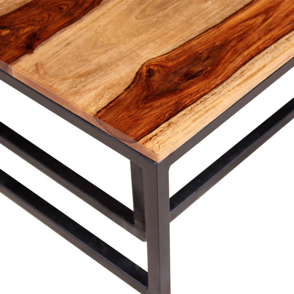 Solid Sheesham Wood Nesting Coffee Table Set E837378