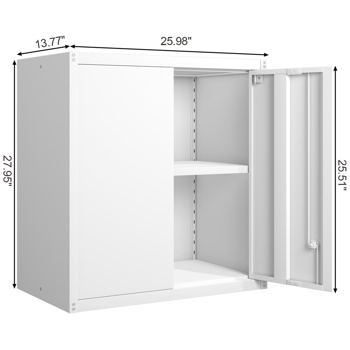 Metal Wall Mounted Storage Cabinet with Lock W717
