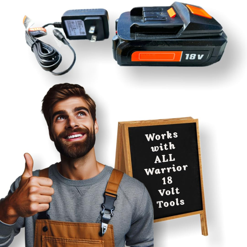 18V Replacement Battery and Charger Kit with 3/8" Cordless Drill Z536