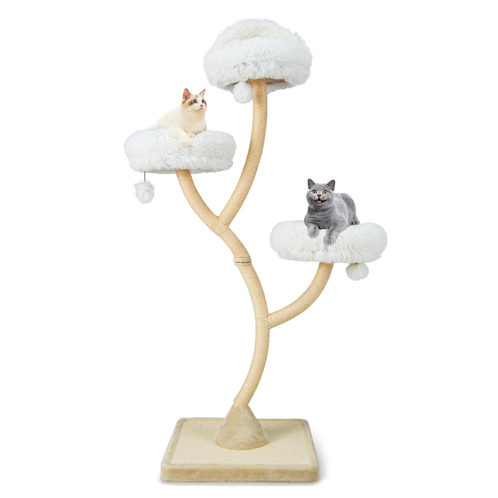 70 Inch Multi-Level Cat Tree with Perches and Scratching Posts B8978