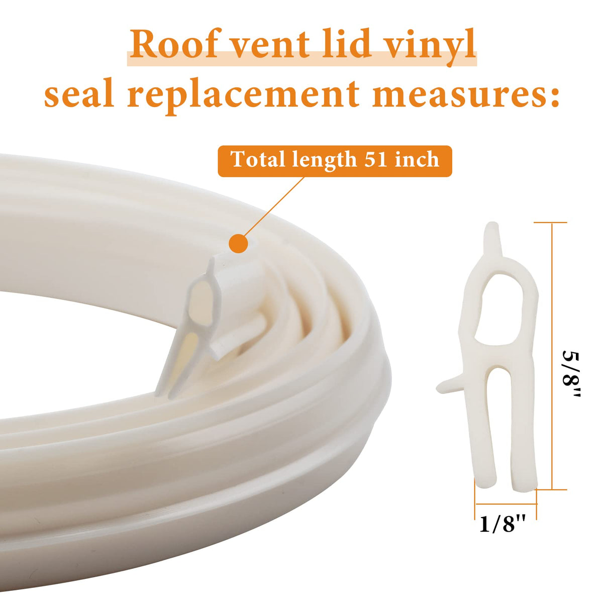 RV Roof Vent Vinyl Seal 2 Pack Q192