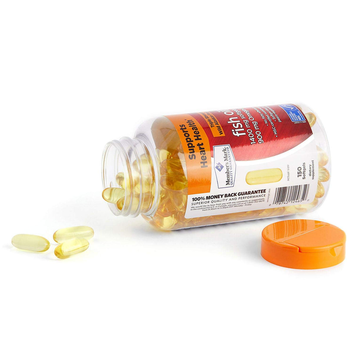 Omega 3 Fish Oil 1400 mg 150 Softgels A99444