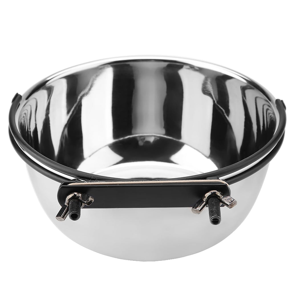Stainless Steel Hanging Food Water Bowl Feeder E451