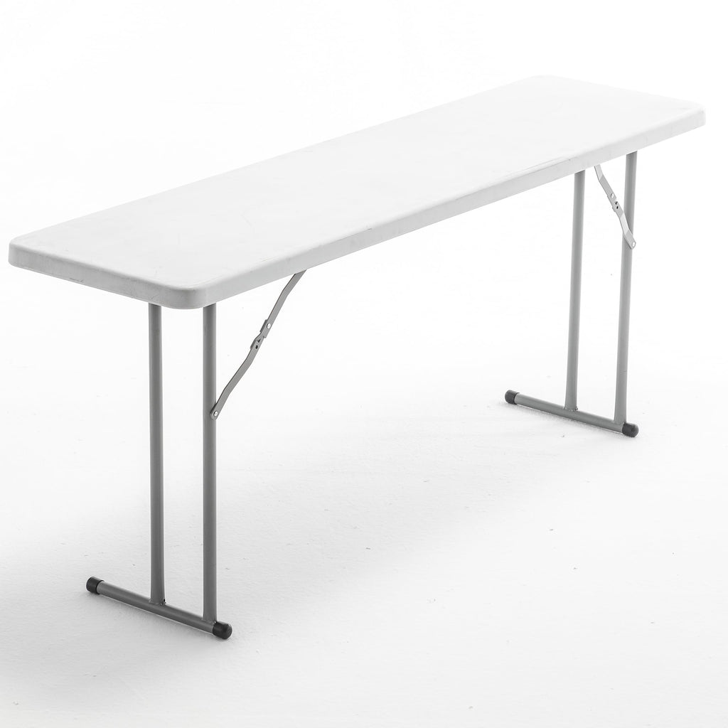 Portable Folding Training Table & 3 Floral Chairs 4 Piece Set O9466