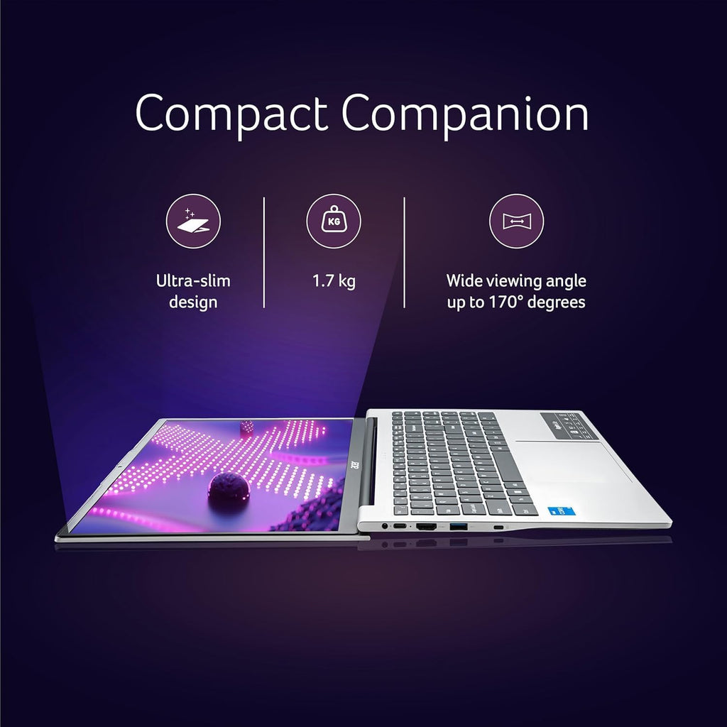 Slim Laptop Intel Core I3 8GB RAM 256GB SSD 15.6" FHD Windows 11 B3689