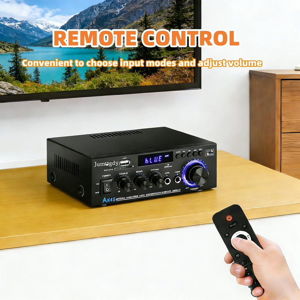 800W 2 Channel Bluetooth Power Amplifier E839