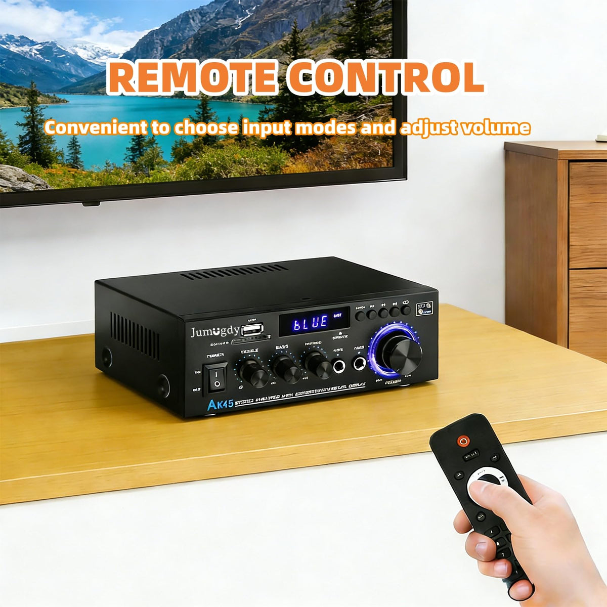 800W 2 Channel Bluetooth Power Amplifier E839