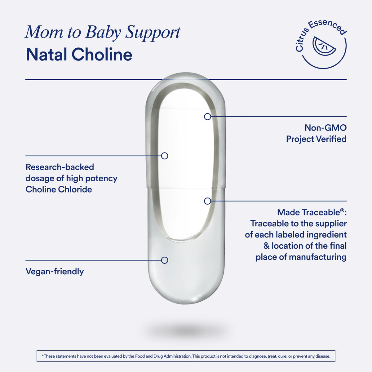 Choline Supplement 550mg 60 Capsules D44449