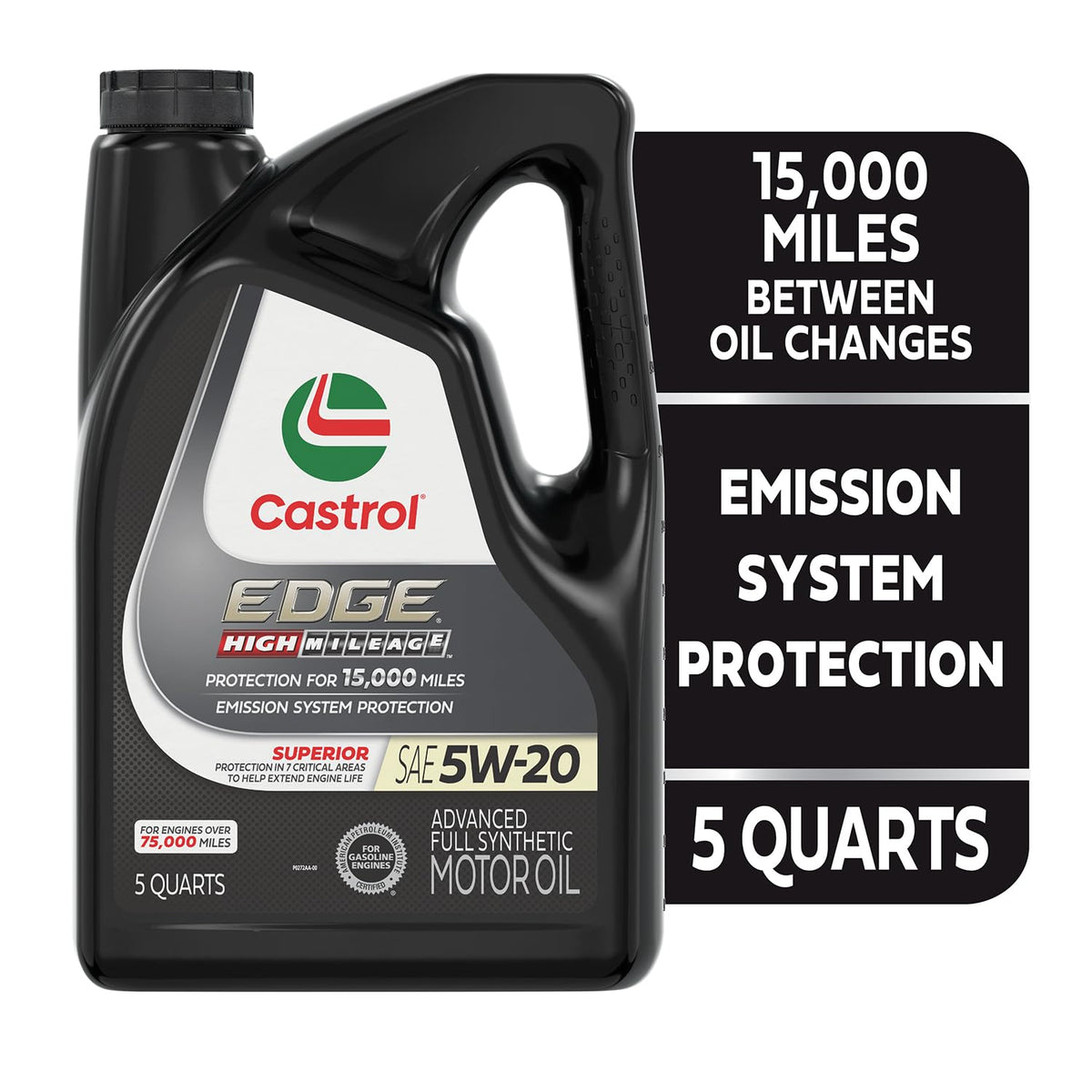 5W-20 Full Synthetic Motor Oil, 5 Quarts F96948