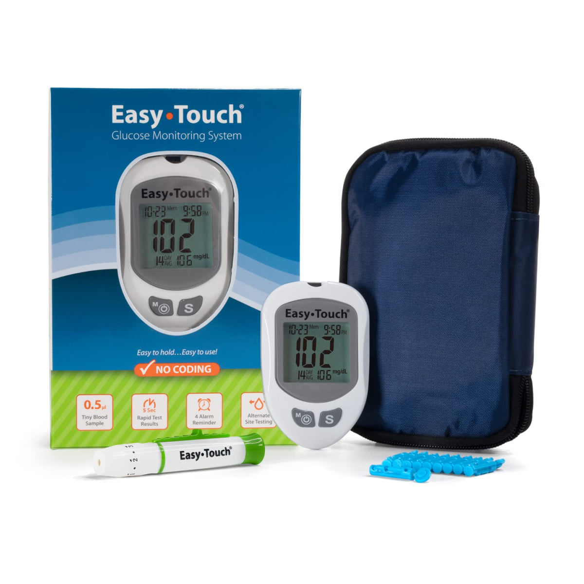 Glucose Meter Kit with 100 Test Strips B956