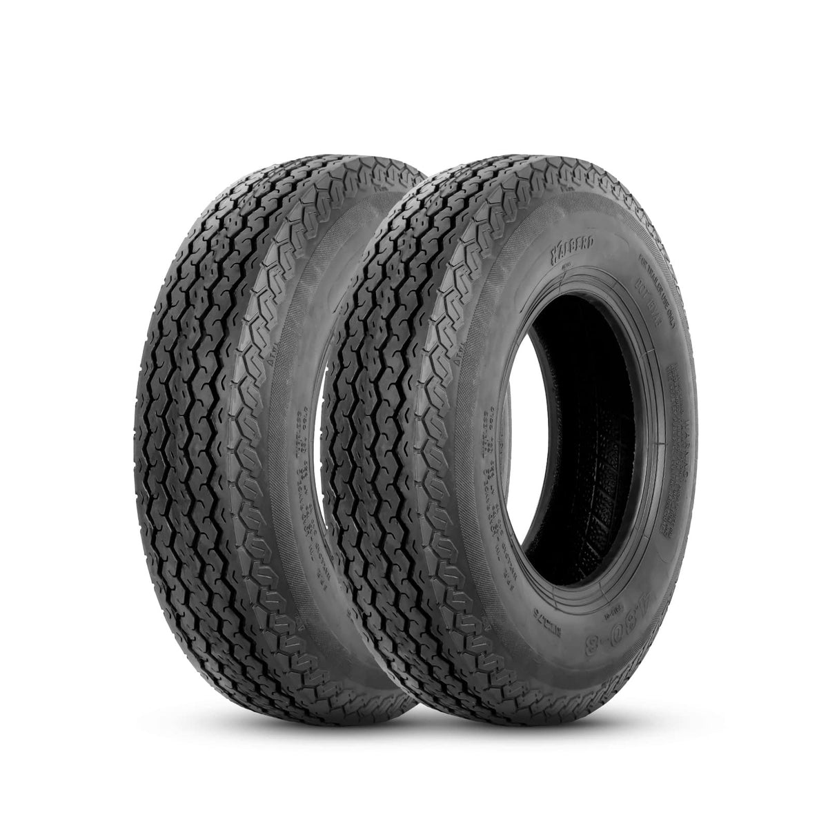 4.80-8 Trailer Tires Set of 2 Tubeless U725