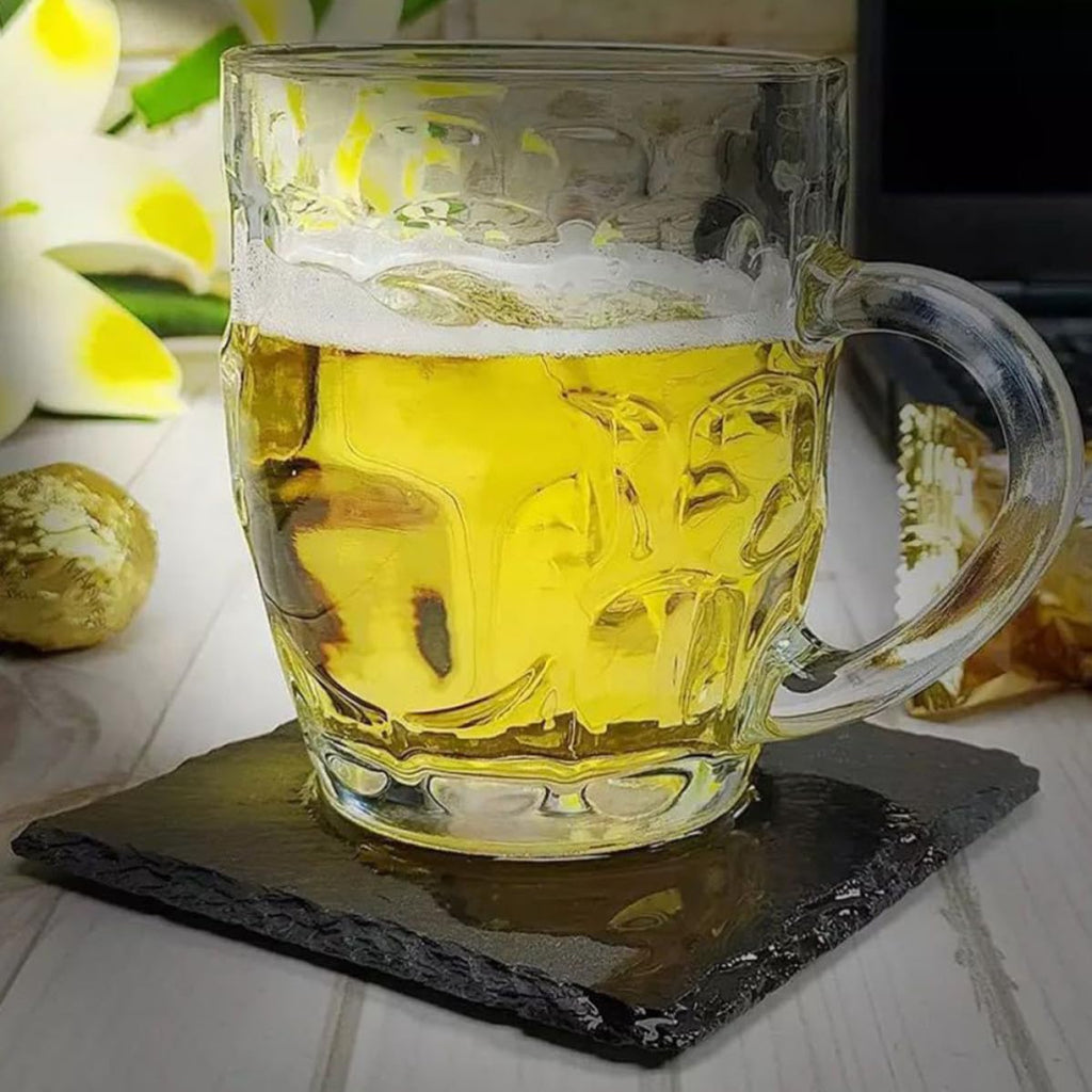 Natural Stone Square Drink Coasters Set H634581