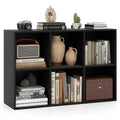 Black 6-Cube 3-Tier Bookcase S58054