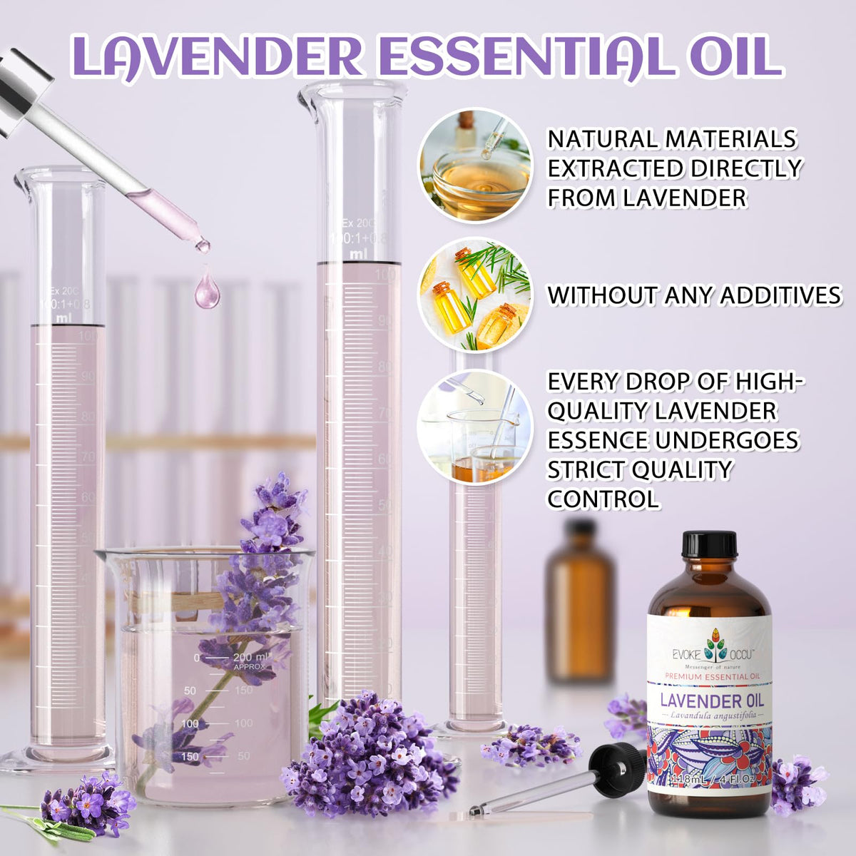 Rosemary and Lavender Essential Oil 4 Fl Oz A852