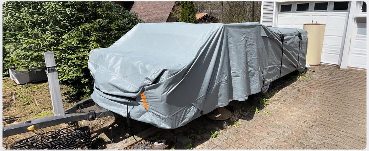 Waterproof Pop Up Camper Tent Trailer Cover 10'-12' A5814