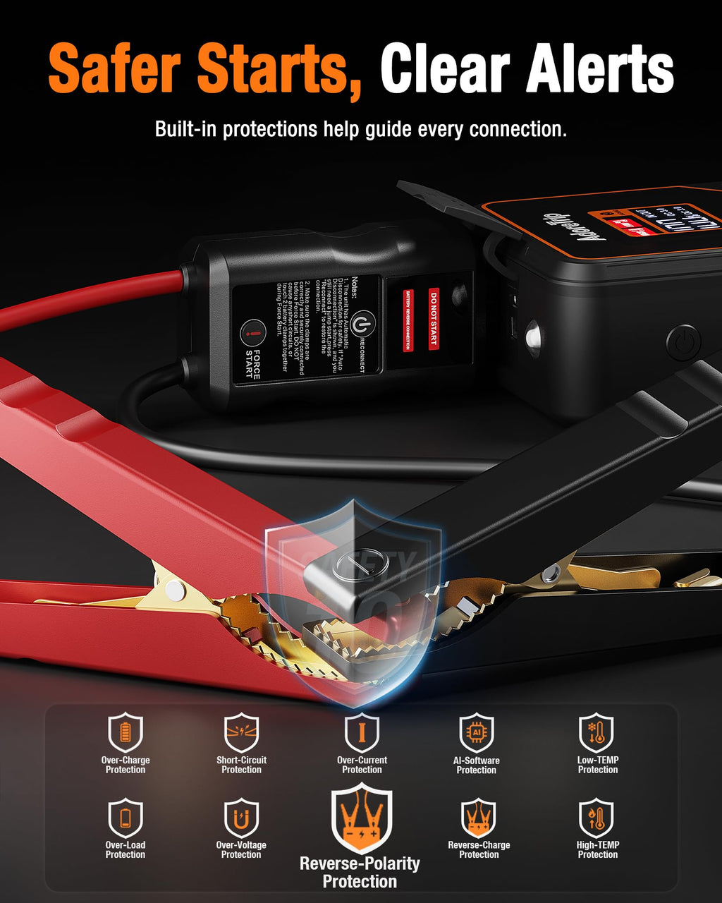 Portable 12v Car Jumper Starter D9844