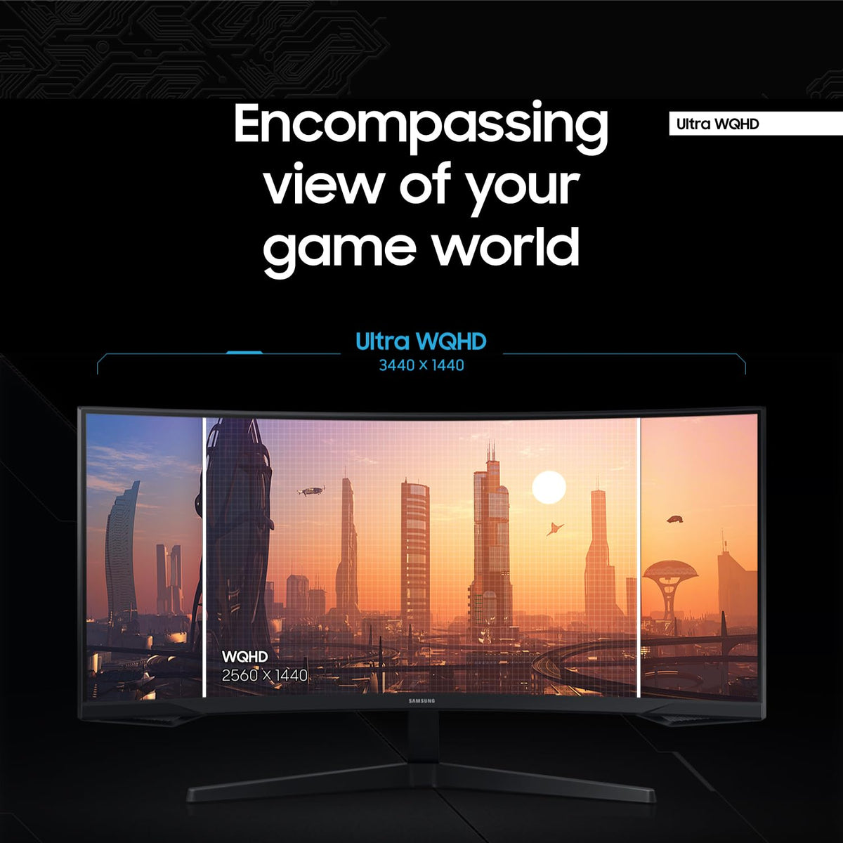 34 Inch Ultra-Wide Curved Gaming Monitor U52692