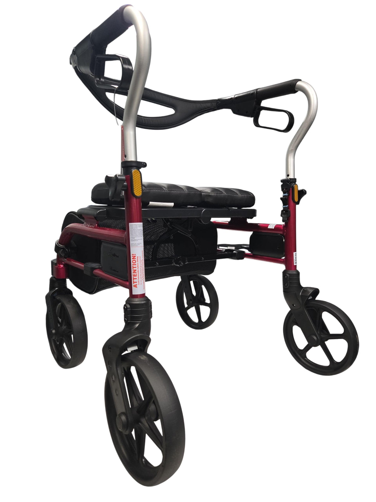 Lightweight Walker Rollator with Seat, Wheels, Brakes R645869