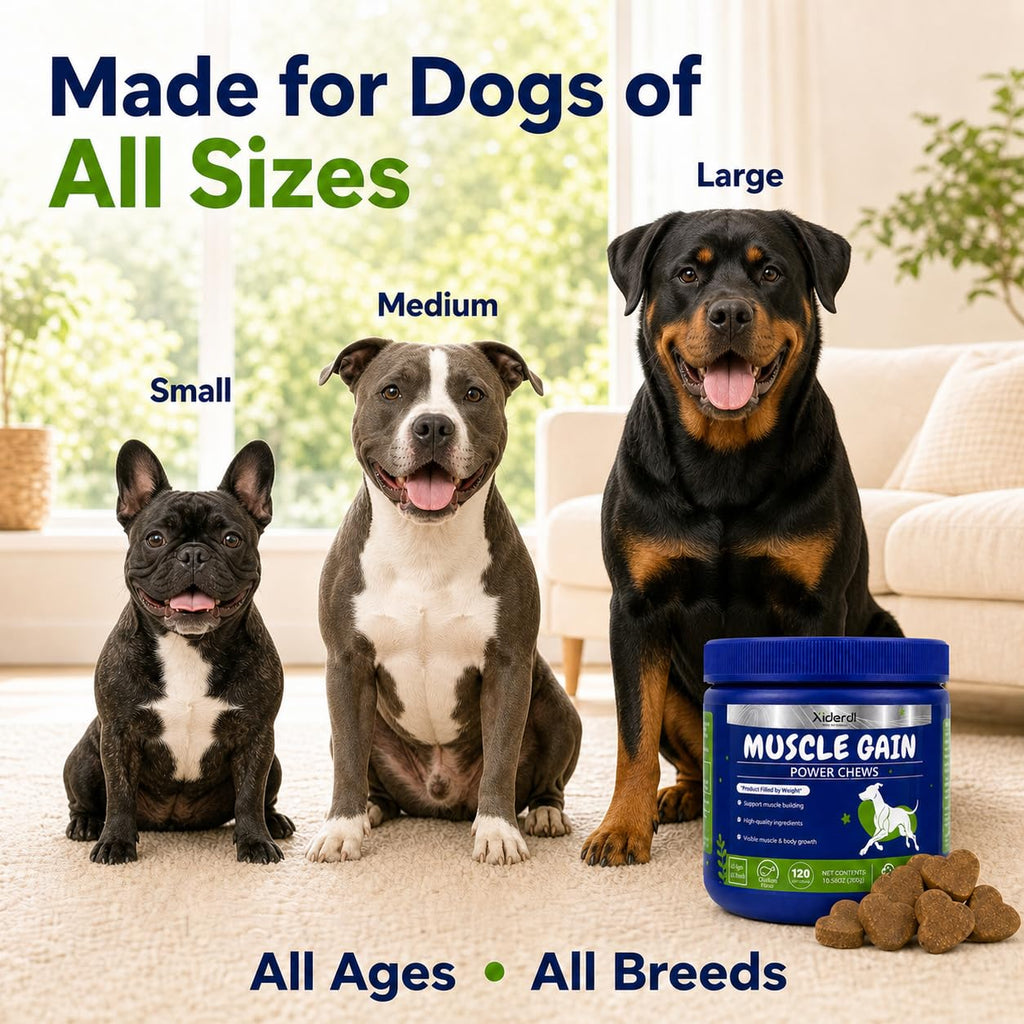 High Protein Muscle Support Soft Chews for Dogs, 120 Count H321185